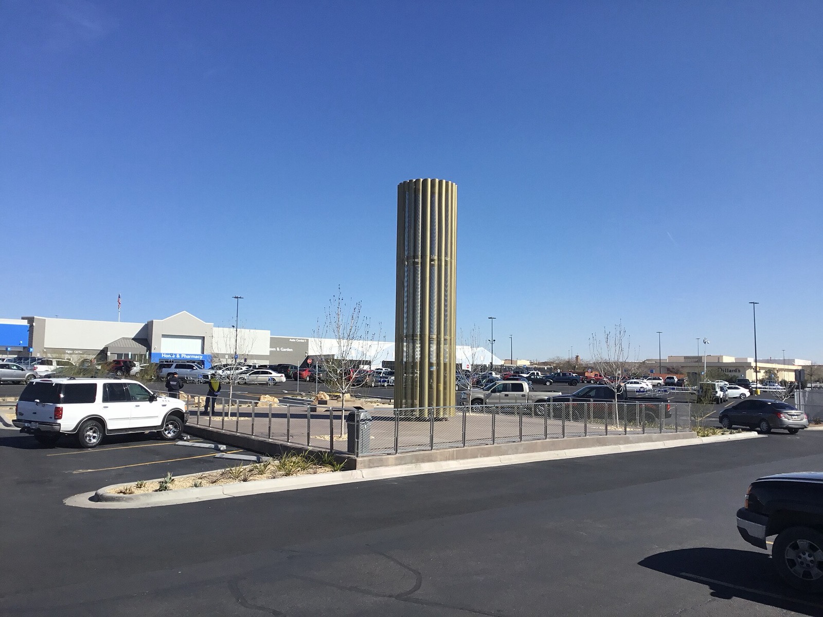 The Grand Candela memorial honoring the victims of the El Paso attack