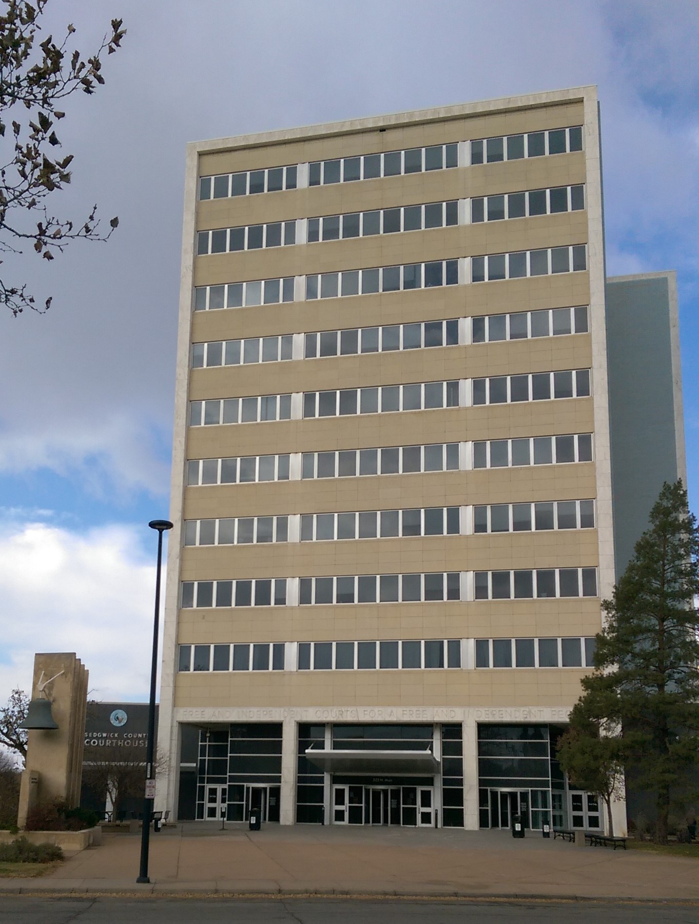 Sedgwick County Courthouse in Wichita, Kansas, where Dennis Rader pleaded guilty and was sentenced in 2005